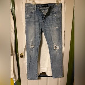 Abercrombie & Fitch Super Skinny Stretch ripped 33x30